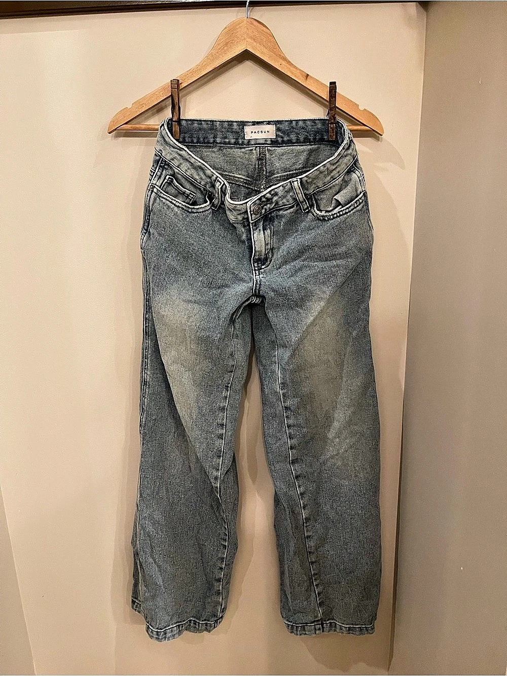 PacSun Casey Low Rise Baggy Jeans Women's Blue